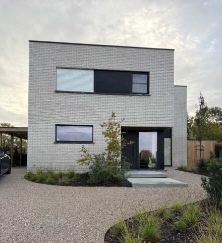 Vrijstaande nieuwbouwwoning met PVC-ramen